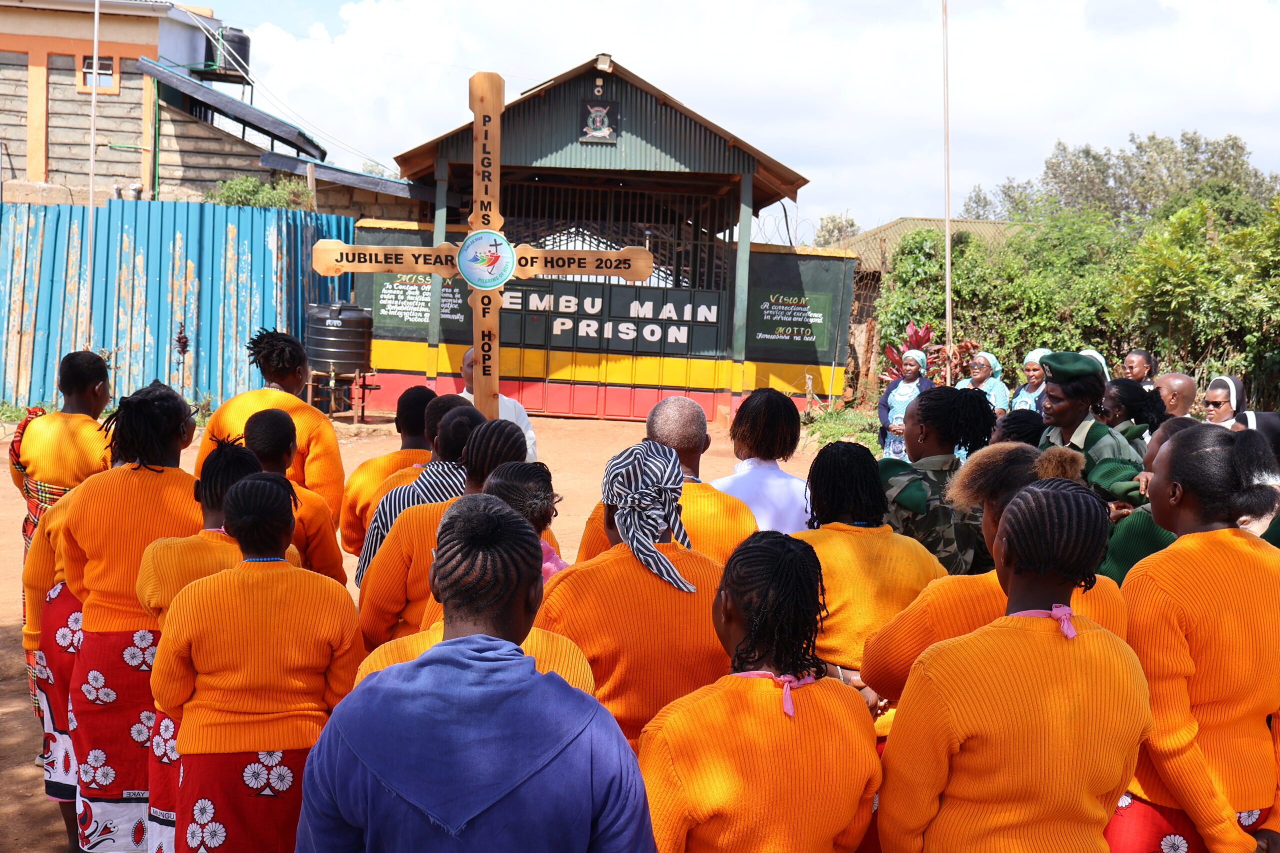 Inmates at the Embu Women Prison participates in the activities of the closing of the Jubilee Year of Hope on 22nd December 2025